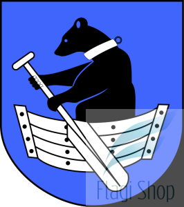 Flaga gminy Żmudź - na zamówienie 150x90 Żmudzia