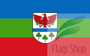 Flaga gminy Deszczno - na zamówienie 150x90 Deszczna