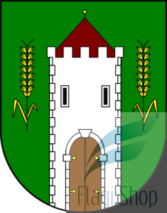 Flaga gminy Niegosławice - na zamówienie 150x90 Niegosławic