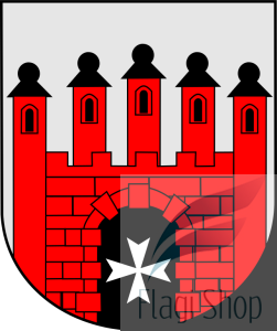 Flaga gminy Słońsk - na zamówienie 150x90 Słońska