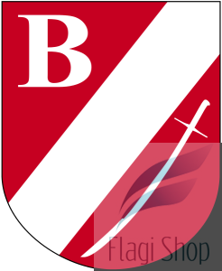 Flaga gminy Biała  - na zamówienie 150x90  Białej