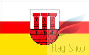 Flaga gminy Bielawy - na zamówienie 110x70  Bielawa