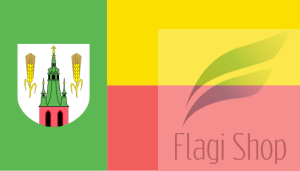 Flaga gminy Brójce - na zamówienie 110x70   Brójc