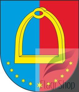 Flaga gminy Czarnożyły  - na zamówienie 150x90  Czarnożył        