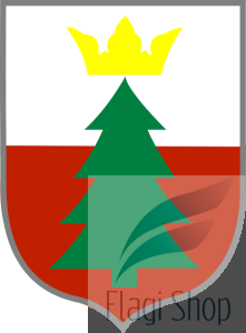 Flaga gminy Czastary - na zamówienie 110x70 Czastar         