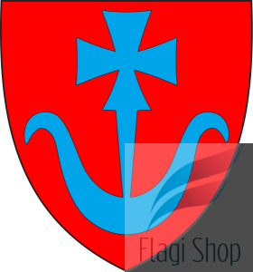 Flaga gminy Daszyna  - na zamówienie 150x90  Daszyny  