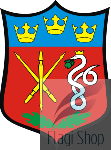 Flaga gminy Dłutów  - na zamówienie 150x90 Dłutowa   