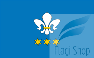 Flaga gminy Domaniewice  - na zamówienie 150x90 Domaniewic       