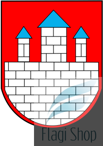 Flaga gminy Inowłódz - na zamówienie 150x90  Inowłódza