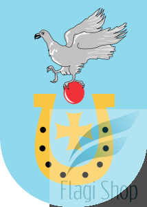 Flaga gminy Konopnica - na zamówienie 150x90 Konopnicy  