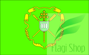 Flaga gminy Maków - na zamówienie 110x70 Makowa     