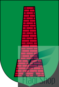 Flaga gminy Mokrsko - na zamówienie 110x70 Mokrska     