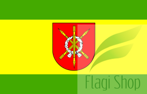 Flaga gminy Moszczenica - na zamówienie 110x70 Moszczenicy  