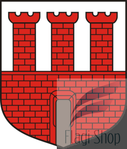 Flaga gminy Nowa Brzeźnica  - na zamówienie 150x90 Nowej Brzeźnicy    