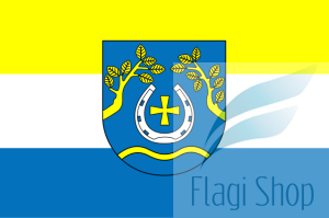 Flaga gminy Nowosolna - na zamówienie 110x70 Nowosolnej