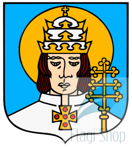 Flaga gminy Kobiór - na zamówienie 110x70 Kobióra  