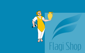 Flaga gminy Koszęcin - na zamówienie 110x70 Koszęcina