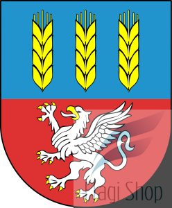 Flaga gminy Mierzęcice - na zamówienie 150x90 Mierzęcic