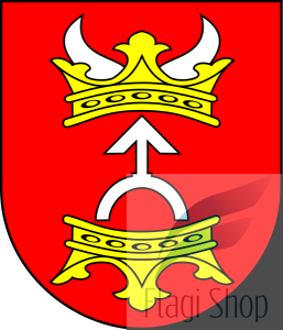 Flaga gminy Osiek - na zamówienie 150x90 Ośka