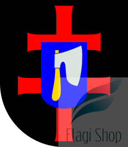 Flaga gminy Charsznica - na zamówienie 110x70 Charsznicy