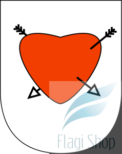 Flaga gminy Milówka - na zamówienie 110x70 Milówki