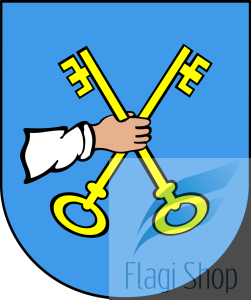 Flaga gminy Mstów - na zamówienie 150x90 Mstowa