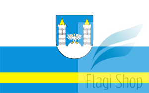 Flaga gminy Niegowa - na zamówienie 110x70 Niegowy  