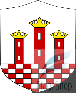 Flaga gminy Przyrów - na zamówienie 150x90 Przyrowa