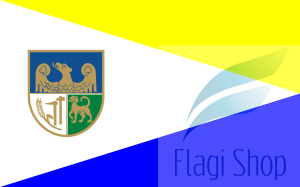 Flaga gminy Psary - na zamówienie 150x90 Psar Psarów