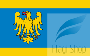 Flaga gminy Pszczyna - na zamówienie 150x90 Pszczyny