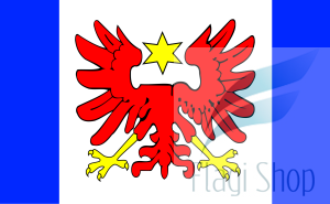 Flaga gminy Rędziny - na zamówienie 150x90 Rędzin  