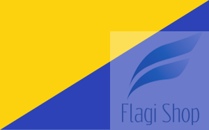 Flaga miasta Ruda Śląska - na zamówienie 110x70 Rudy Śląskiej