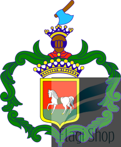 Flaga gminy Ślemień - na zamówienie 150x90 Ślemienia  