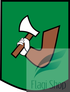 Flaga gminy Ujsoły - na zamówienie 150x90 Ujsoł