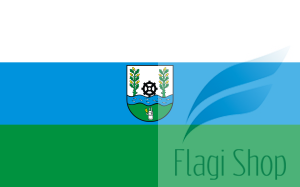 Flaga gminy Wręczyca Wielka - na zamówienie 150x90 Wręczycy Wielkiej