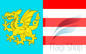 Flaga gminy Bałtów - na zamówienie 150x90 Bałtowa   