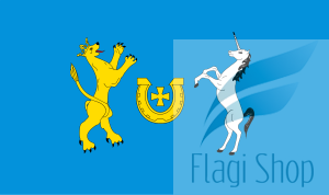 Flaga gminy Bejsce - na zamówienie 150x90 Bejsc   