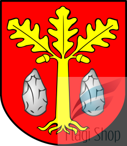 Flaga gminy Bodzechów - na zamówienie 110x70 Bodzechowa   