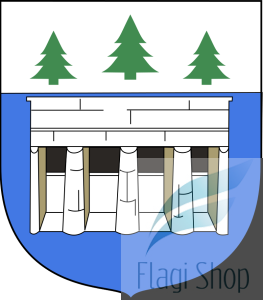 Flaga gminy Brody - na zamówienie 110x70 Brodów   