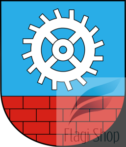 Flaga gminy Fałków - na zamówienie 150x90 Fałkowa   