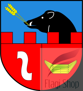 Flaga gminy Gnojno - na zamówienie 110x70 Gnojna   