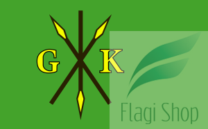 Flaga gminy Kije - na zamówienie 150x90 Kijów Kij   