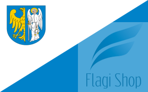 Flaga gminy Ornontowice - na zamówienie 150x90 Ornontowic