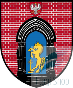 Flaga gminy Skoroszyce- na zamówienie 110x70 Skoroszyc   