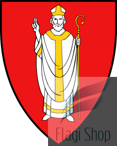 Flaga gminy Dubiecko - na zamówienie 110x70 Dubiecka