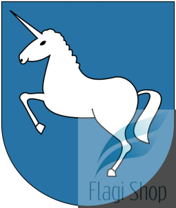 Flaga gminy Fredropol - na zamówienie 150x90 Fredropola