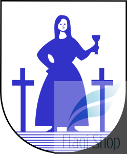 Flaga gminy Gawłuszowice  - na zamówienie 150x90 Gawłuszowic     