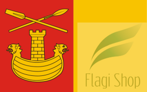 Flaga gminy Grębów - na zamówienie 150x90 Grębowa  