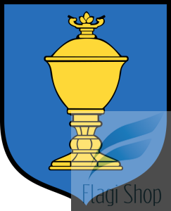 Flaga gminy Grodzisko Dolne- na zamówienie 150x90 Grodziska Dolnego 