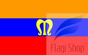 Flaga miasta Mielec - na zamówienie 150x90 Mielca